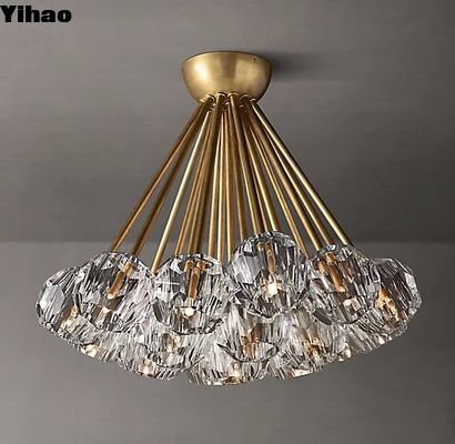 ซื้อ กระจกใส K9 แสงเพดานหรู สีนิกเกิล การผลิตออนไลน์