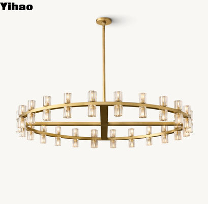 ซื้อ Chrome Finish โครมแขวนไฟฟิกชั่น โฟยเออร์ ไฟฟ้าเพดานสูง การผลิตออนไลน์