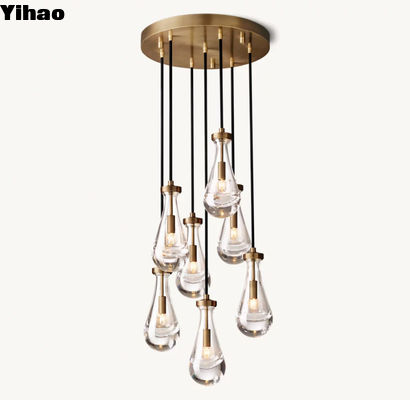 ซื้อ ห้องรับประทานอาหาร คริสตัลแกลนเดียร์เพดาน ฝนอ่อน แกลนเดียร์ 60' การผลิตออนไลน์