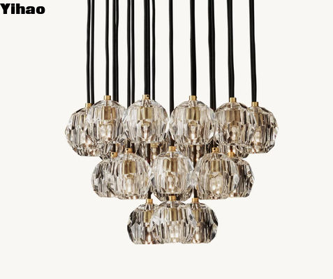 ซื้อ โมเดิร์น LED วินเทจแคนดเลียร์ Custom Made with Nickel Brass Bronze Finish การผลิตออนไลน์