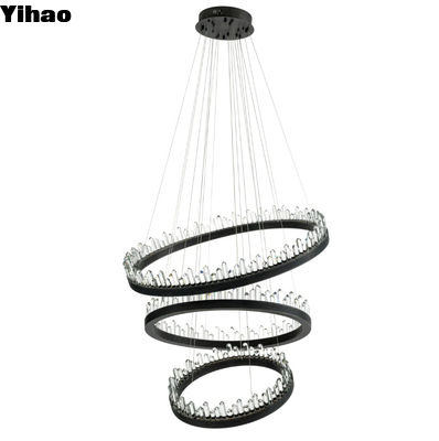 ซื้อ โมเดอร์ คริสตัล อาร์ท ด้านในตกแต่ง LED การตกแต่ง ไฟฟ้า, หรูหราเพดานแหลมสําหรับห้องนอนร้านอาหาร การผลิตออนไลน์