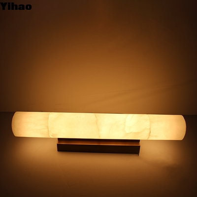 ซื้อ Modern LED Wall Lamp Alabaster White Round Design for Living Room การผลิตออนไลน์