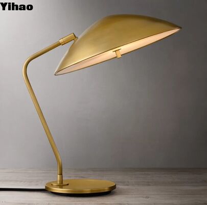 ซื้อ Custom High End Modern Copper Metal LED Desk Lamp with E26 Bulb Base and 30000 Hours Lifespan ราคาถูกมาก การผลิตออนไลน์