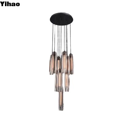 ซื้อ Yihao CHARTIER 10-Light ปรับความสูง กรอบทองแดง คริสตัลแชร์เลียร์กับ 50,000 ชั่วโมงอายุการใช้งานสําหรับบ้านและโรงแรม การผลิตออนไลน์