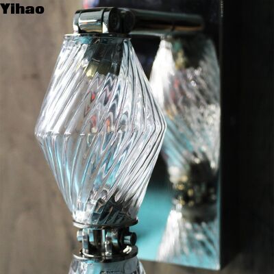 ซื้อ Yihao โมเดิร์นมือทํา เนื้อทองแดง คริสตัล LED แสงกําแพงด้วยแสงสีขาวอบอุ่น 3500K สําหรับการติดตั้งง่ายในโรงแรมและห้องนั่งเล่น การผลิตออนไลน์