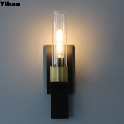 ซื้อ Yihao โมเดิร์น แสงกําแพงทองแดงทําด้วยมือ ด้วยไฟ LED ขาวอบอุ่น 3500K สําหรับห้องนั่งเล่น การผลิตออนไลน์