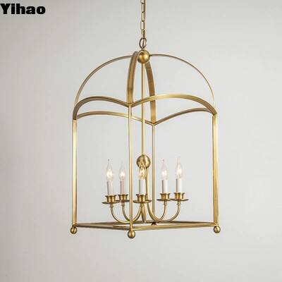 ซื้อ Yihao Customized Design Brass Chandelier แหล่งแสง LED พร้อมรับประกัน 3 ปี สําหรับล็อบบี้โรงแรมหรูหราและบ้าน การผลิตออนไลน์