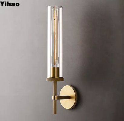โคมไฟผนังประดับสีทองแดงสําหรับภายในห้องที่มีระยะความวัด 85-265V ขาย