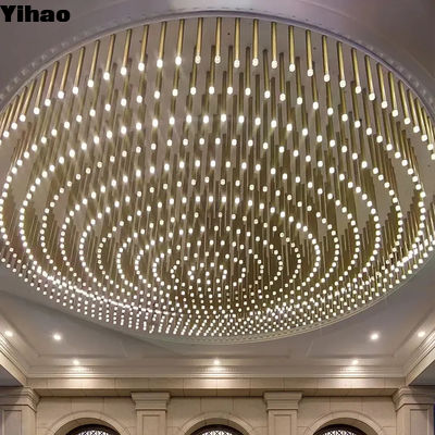 โรงแรมหรูหรา คริสตัล ไฮเอ็นด์ โมเดิร์น แหล่งส่องแสง สําหรับล็อบบี้ โรงแรม 110-240V