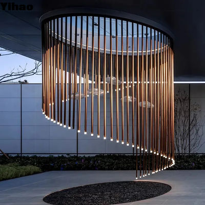 โคมไฟ LED หลังคาสูง โรงแรมล็อบบี้ โลหิต 110V ถึง 240V