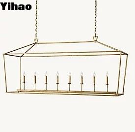 E12 / Candelabra Crystal Candle วินเทจ ฟาร์มเฮาส์ แคลนเดียร์ 110V-220V