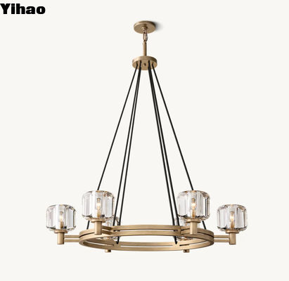แฮร์ดไดร์โมเดิร์น ลินีออรน ทองแดงเพดาน Landelier E12 / Candelabra Bulb Base