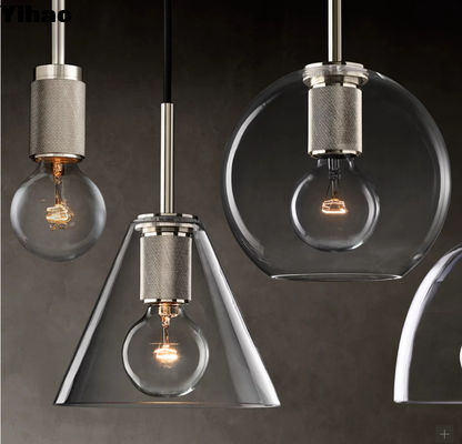 ปรับความสูงโลหะ LED Pendant Light สไตล์โมเดิร์น นิเคิล / ทองแดง / ทองแดง