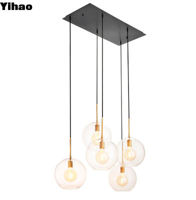Yihaowo 140CM ทองเหลือง คริสตัลแชลเลียร์สําหรับด้านในเพดานการติดตั้งแสง