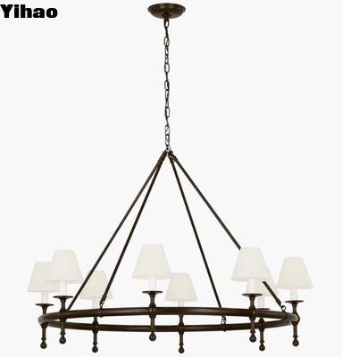 Vsual Comfort คลาสสิค 42 นิ้ว Ring Chandelier CHC 5819