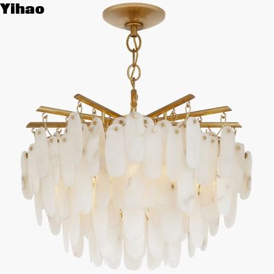 Vsual Comfort Cora ขนาดใหญ่ Semi-Flush Mount Chandelier CHC4910