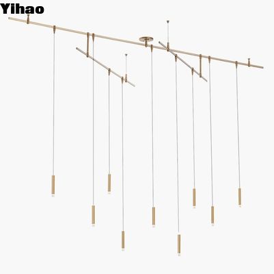 700MXY9R อายุทองแดง โมคซี่แชนเดลเลียร์ 9 แสง Dimmable เหมาะสมกับ ELV Dimmers