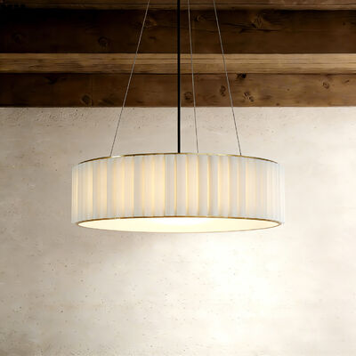 YH Minimalist Brass Body Chandelier with 3500K Warm White LED and 36,000 Hours Lifespan สําหรับห้องอาหาร