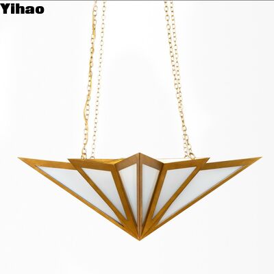 Yihao Custom Nordic Indoor Decorative Copper Pendant Light ด้วยอุณหภูมิสีที่สามารถปรับแต่งได้ และรับประกัน 3 ปี
