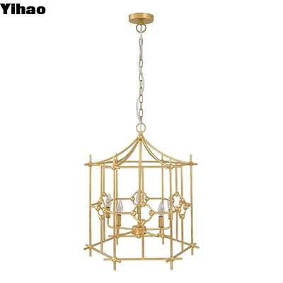 Yihao Custom Modern Decor Iron LED Pendant Light Chandelier สําหรับเกาะครัว